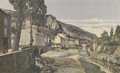 Meyrueis, La Jonte, v dolní části města od French Photographer