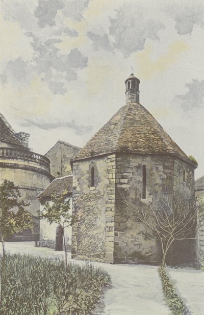 Montmorillon, Malý osmiúhelník, v zahradě Semináře od French Photographer