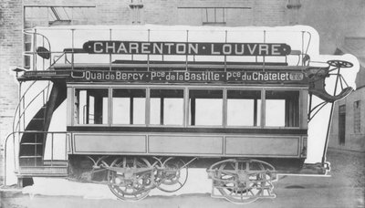 Elektrická tramvaj N. J. Raffardse, 1881 od French Photographer