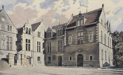 Orléans, radnice, hlavní průčelí a pavilon vpravo od French Photographer