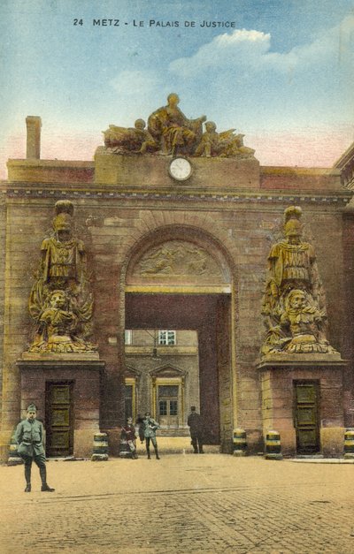 Justiční palác, Metz (barevné foto) od French Photographer