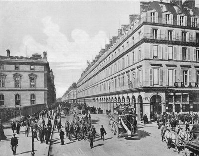 Paříž - Rue de Rivoli (černobílá fotografie) od French Photographer