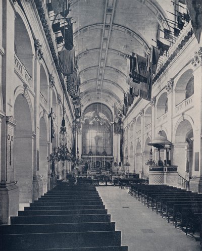 Paříž: Posluchárna kostela Invalidovna (č/b foto) od French Photographer
