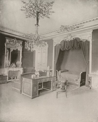 Paříž: Komora Gambetta, Palais Bourbon (černobílá fotografie) od French Photographer