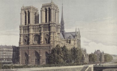 Paříž, kostel Notre-Dame, pohled na fasádu O od French Photographer