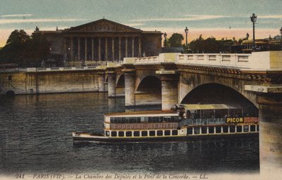 Paříž, Poslanecká sněmovna a Pont De La Concorde od French Photographer