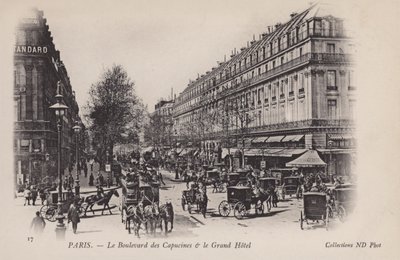 Paříž, Boulevard Des Capucines, The Grand Hotel od French Photographer