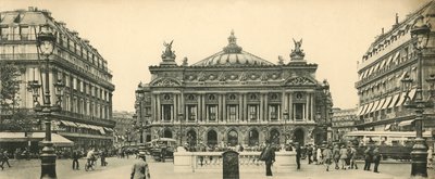 Paříž, Opera Theatre and Place, Opera Theatre and Place od French Photographer