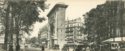 Paříž, Perspektiva Grands Boulevards, La Porte St-Denis, Perspektiva Velkých bulvárů, St-Denis Gate od French Photographer
