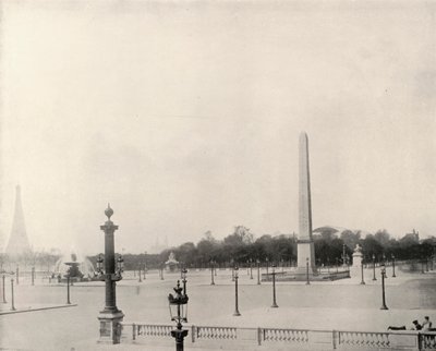 Paříž: Place de la Concorde (černobílá fotografie) od French Photographer