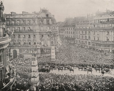 Paříž: Přijetí Rusů ve vojenském klubu (č/b foto) od French Photographer