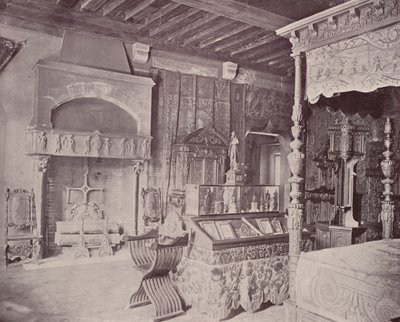Paříž: Pokoj Františka I., Musee Cluny (č/b foto) od French Photographer