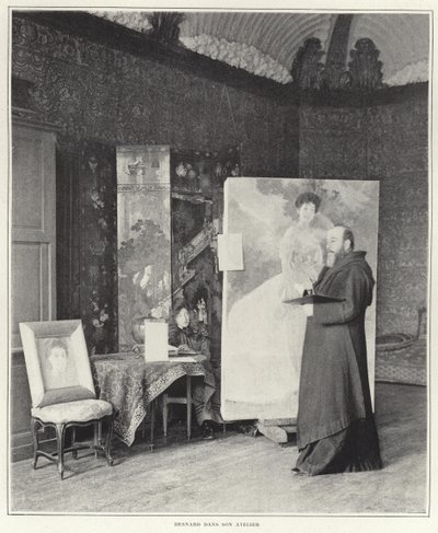 Paul-Albert Besnard ve své dílně od French Photographer