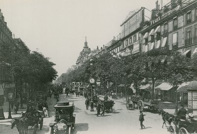 Perspektiva Boulevard des Italiens, Boulevard Italů (fotoryt) od French Photographer