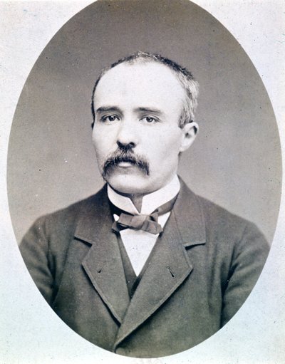 Fotografie mladého Georgese Clémenceaua (1841 - 1929) kolem roku 1870 - 1880. od French Photographer