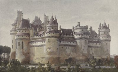 Pierrefonds, zámek (pohled ze silnice Villers-Cotterets) od French Photographer