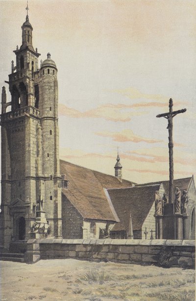 Ploubezre, Kostel, Ensemble S O od French Photographer