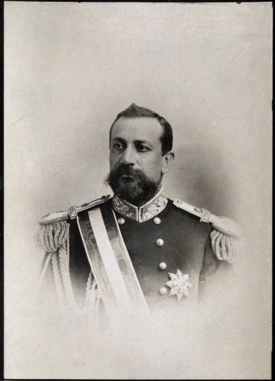 Portrét Alberta I. Monackého (1848-1922), knížete z Monaka. od French Photographer