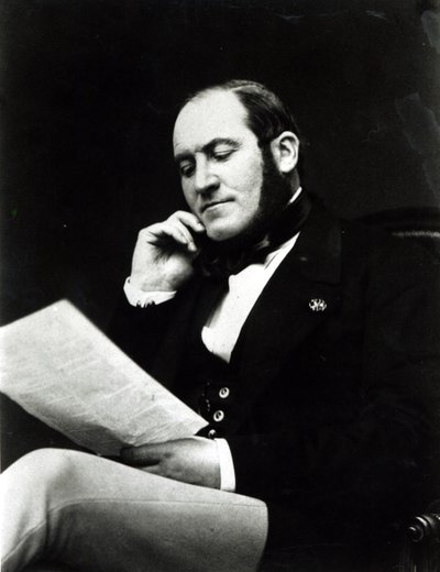 Portrét barona Georgese Eugena Haussmanna (1809-91), 19. století od French Photographer