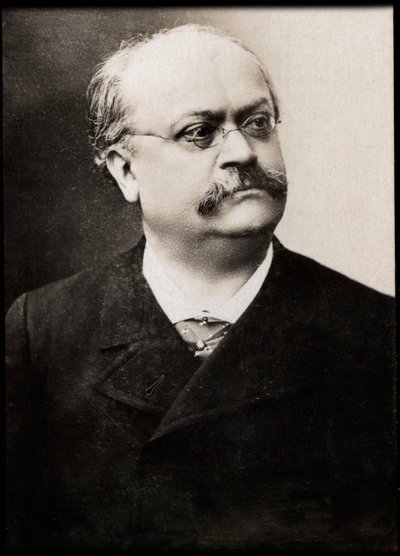 Portrét Charlese Lecocqa (1832-1918), francouzského hudebního skladatele. od French Photographer