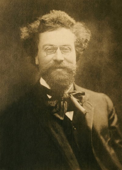 Portrét Claude Terrasse (1867-1923), francouzského skladatele. od French Photographer