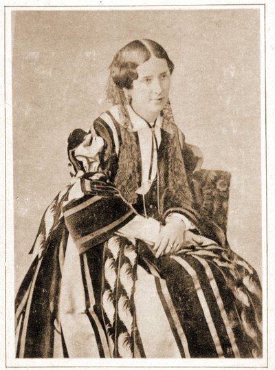 Portrét Elisabeth Felix zvané Mademoiselle Rachel v roce 1851, francouzský tragéd (1821 - 1858) od French Photographer