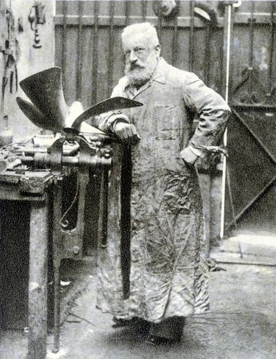 Portrét Fernanda Foresta (1851 - 1914), francouzského vynálezce (motor, autodíly...) - fotografie od French Photographer