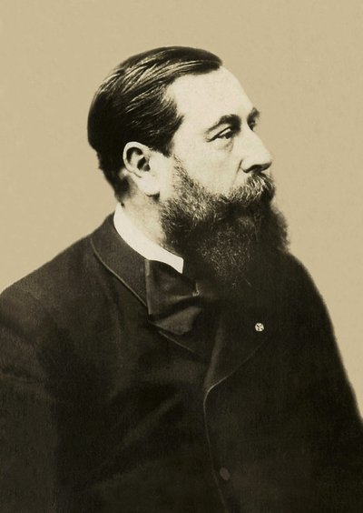 Portrét Lea Delibese (1836-1891), francouzského skladatele. od French Photographer