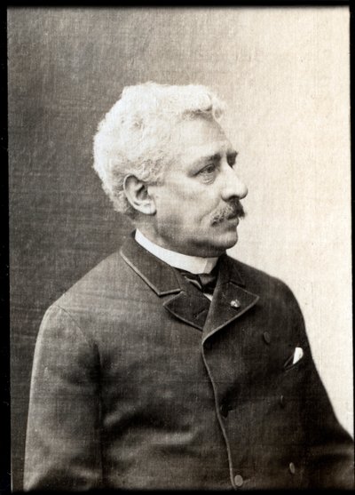 Portrét Oliviera Metra (1830-1889), francouzského dirigenta a skladatele. od French Photographer