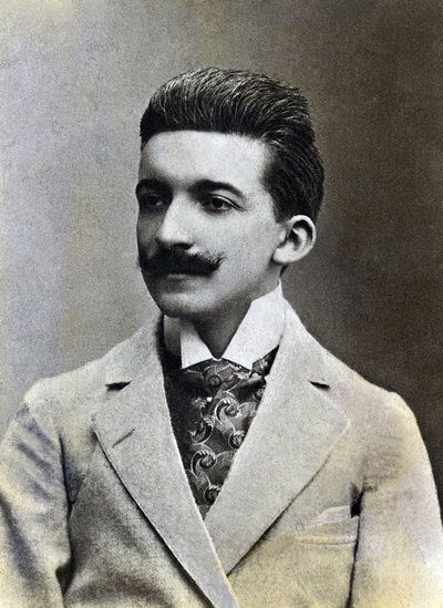 Portrét Pierra Louise dit Louyse (1870-1925), francouzského spisovatele. od French Photographer