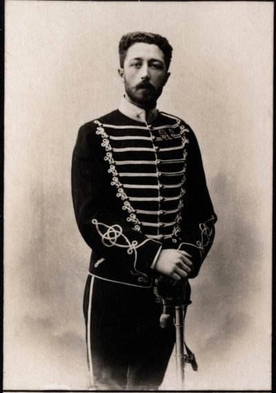 Portrét prince Eugena Švédského (1865-1947). od French Photographer