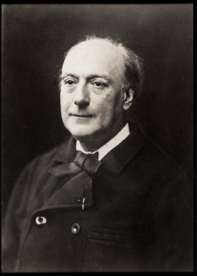 Portrét Theodora de Banville (1823-1891), francouzského básníka. od French Photographer