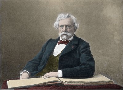 Portrét spisovatele Edmonda de Goncourt (1822-1896) Fotografie z konce 19. od French Photographer