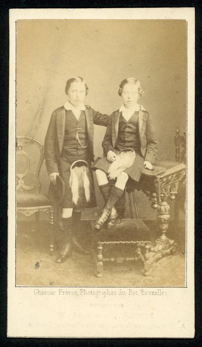 Princ Arthur a princ Leopold od French Photographer