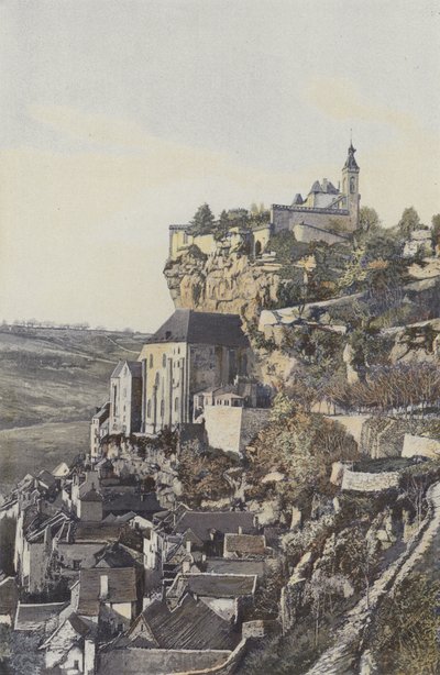 Rocamadour, The Rock and the City, View N od French Photographer