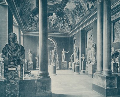 Pokoj ročních období, muzeum Louvre (černobílá fotografie) od French Photographer