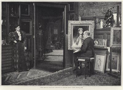 Rose Caron si nechala namalovat svůj portrét od Leona Bonnata od French Photographer