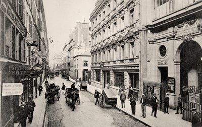 Rue de Provence, Paříž (černobílá fotografie) od French Photographer