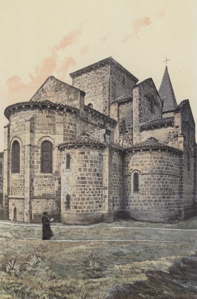 Saint-Desire, kostel, labside strana od French Photographer