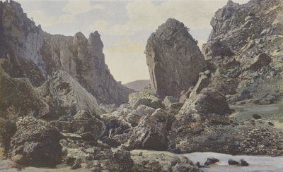 Saint-Georges-de-Levejac, Chaos du Pas de Soucy, na Tarn, pohled po proudu od French Photographer