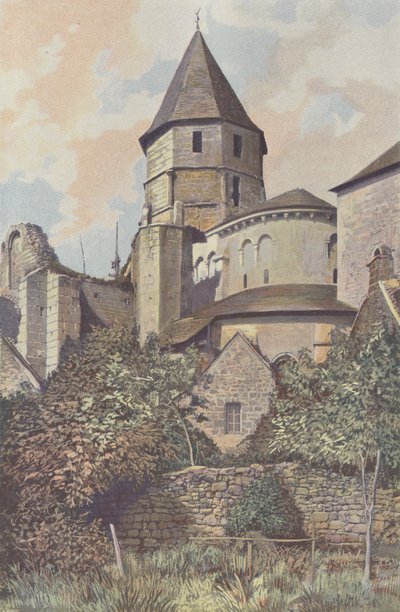 Saint-Robert, Church, Ensemble N E od French Photographer