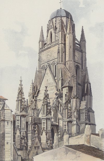 Saintes, stará katedrála Saint-Pierre, pohled na severovýchod od French Photographer