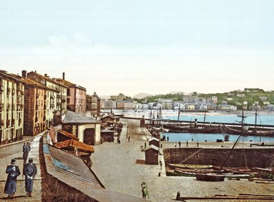 Přístav San Sebastián, Španělsko, 1890-1900 od French Photographer