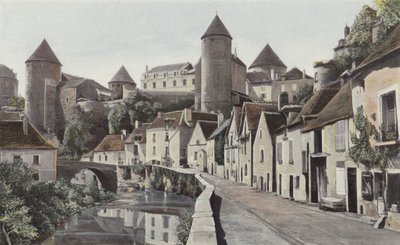 Semur, Pohled na břeh Armanconu od French Photographer