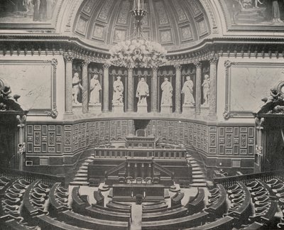 Sněmovna Senátu, Lucemburský palác (č/b foto) od French Photographer