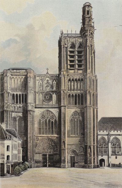 Sens, Cathedrale, Facade O od French Photographer