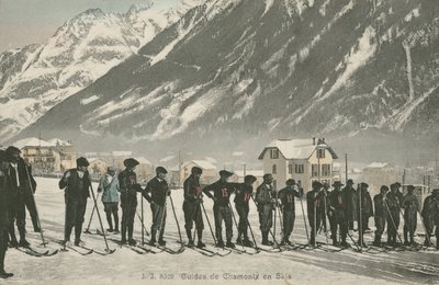 Lyžařští instruktoři v Chamonix (barevné foto) od French Photographer