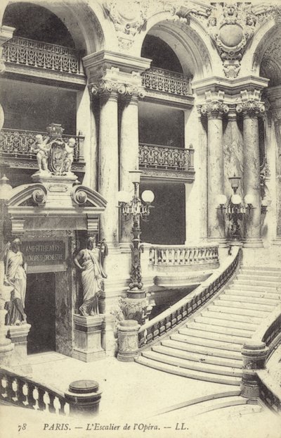 Schodiště opery, Paříž od French Photographer