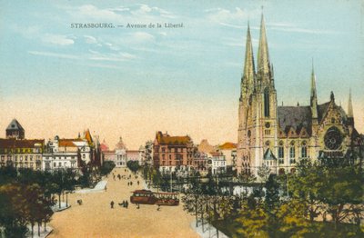 Štrasburk: Avenue de la Liberte (barevné foto) od French Photographer