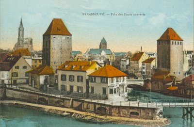 Štrasburk: Pres des Ponts couverts (barevné foto) od French Photographer